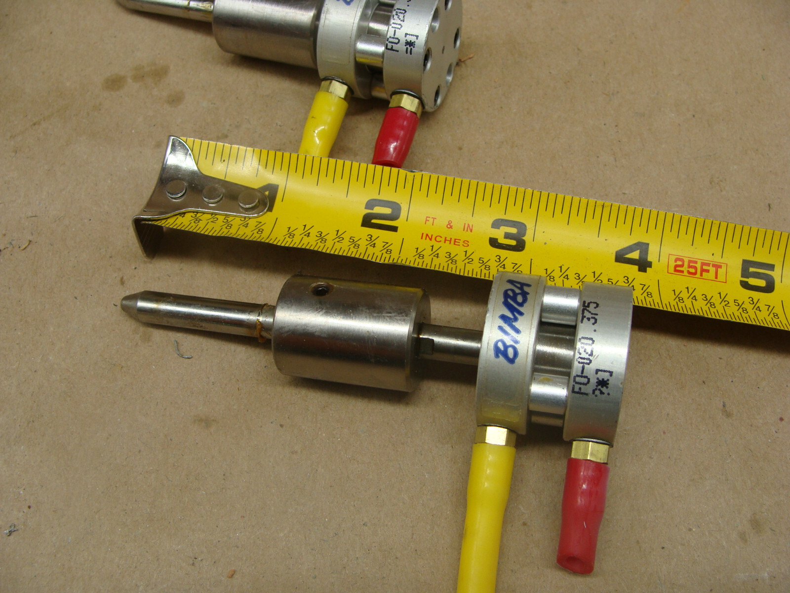 BIMBA FLAT-1 FO-020.375 PNEUMATIC CYLINDER LOT OF 2