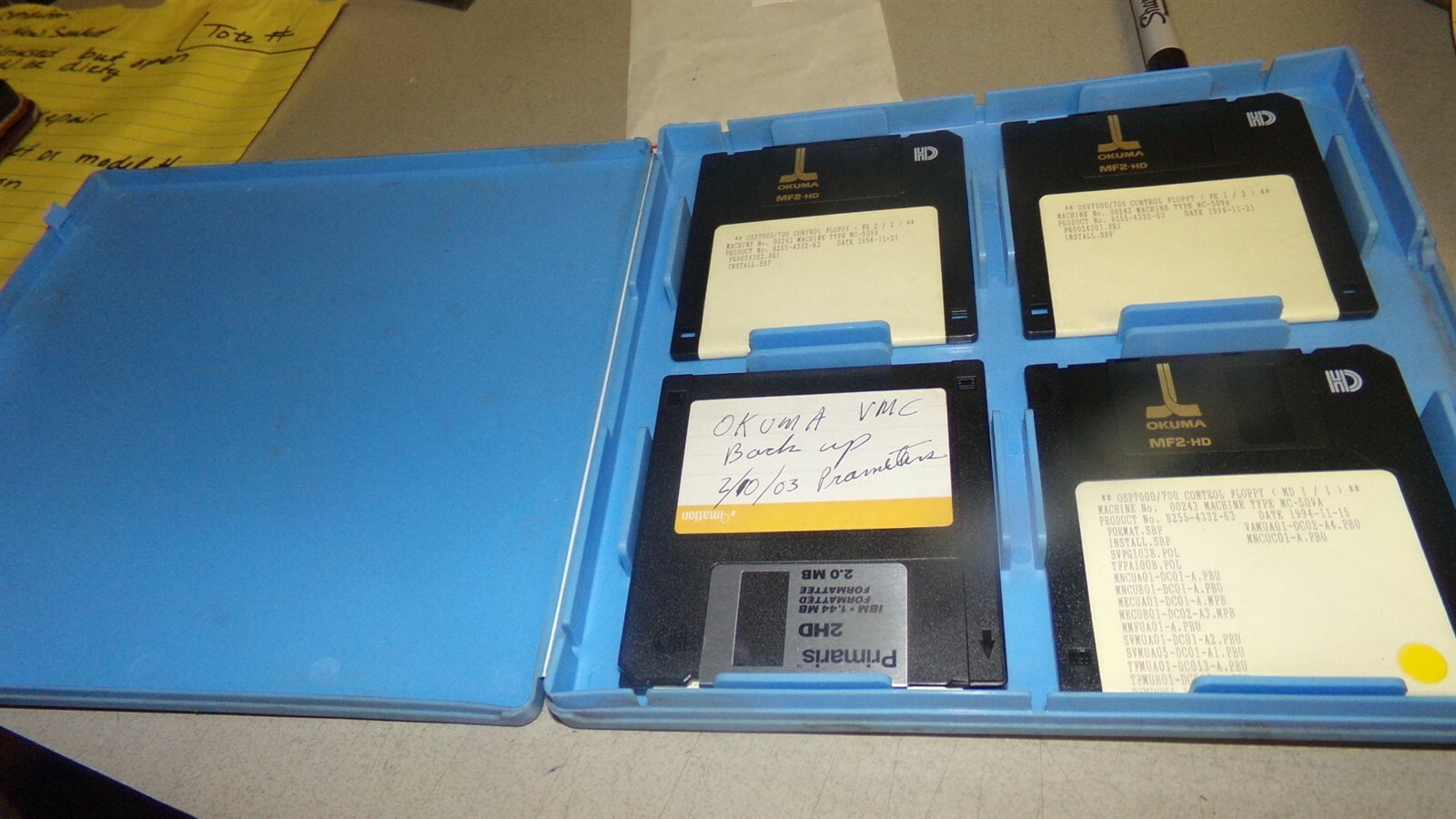 Okuma E8048-090-426-1 CNC Micro Floppy Disc Case *FREE SHIPPING*