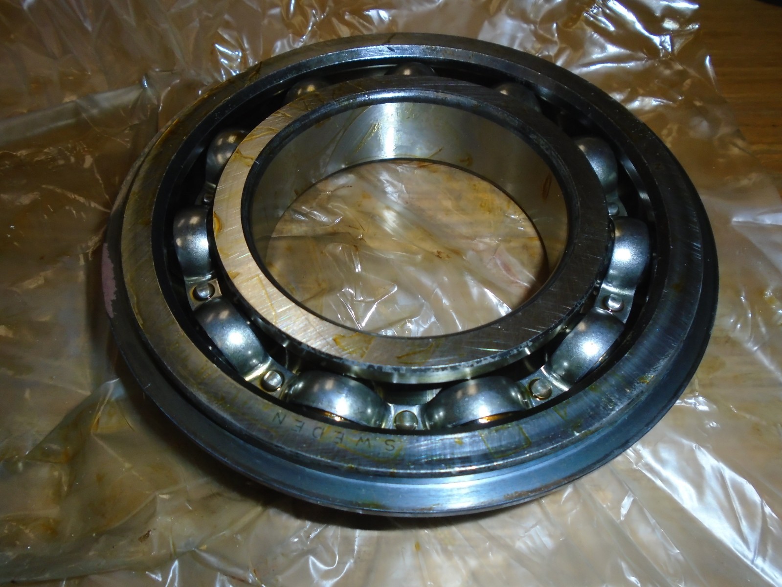 NOS! SKF P/N: 6214 N SINGLE ROW BALL BEARING Made in Sweden