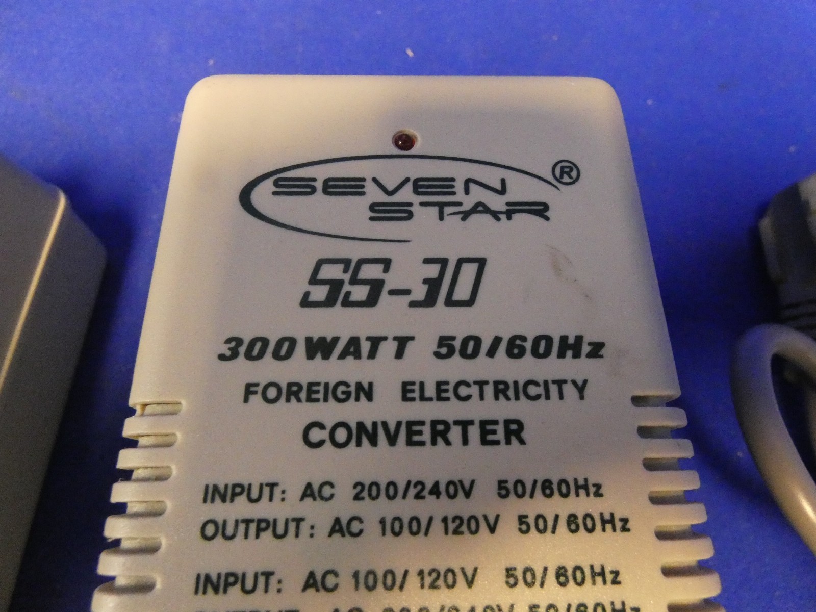 Seven Star SS-30 300 Watt 50/60Hz Foreign Electricity Converter QTY 2