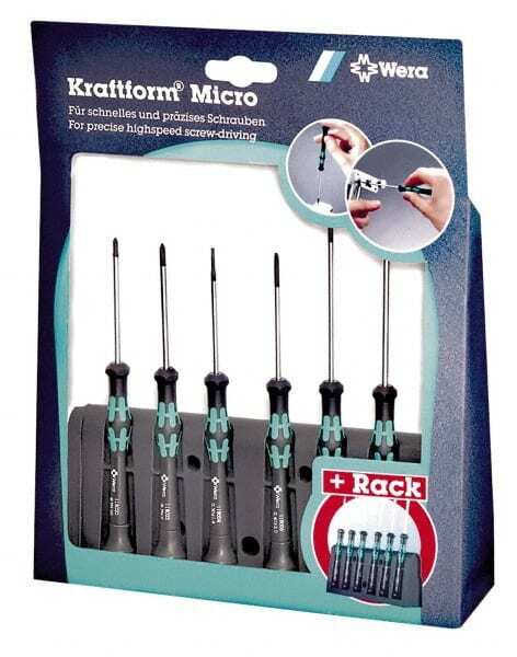 Wera 5118152001 Screwdriver Set: 6 Pieces (Philips and Slotted)