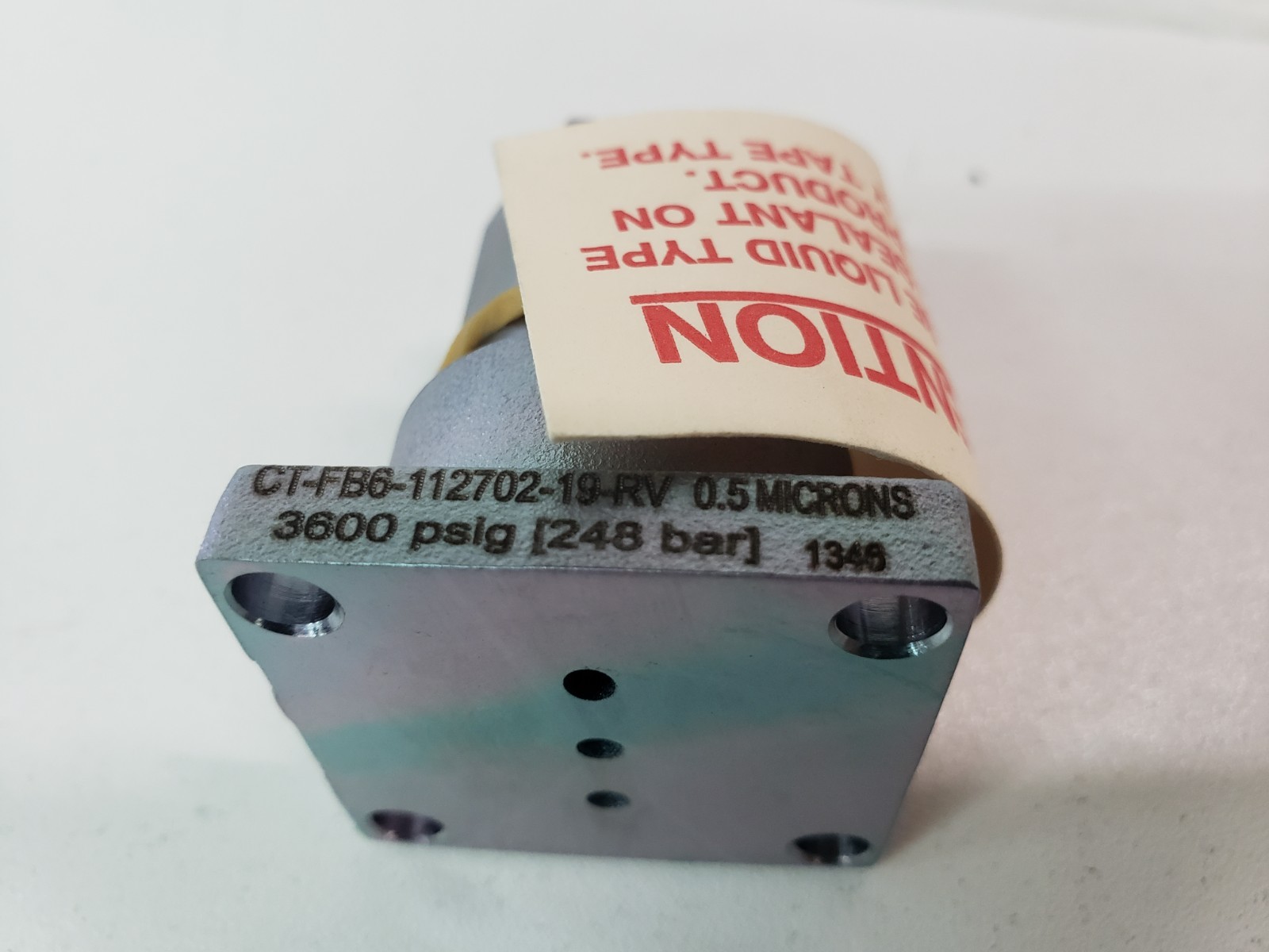 UNUSED – Circor CT-FB6-112702-19-RV 0.5 Microns 3600psig