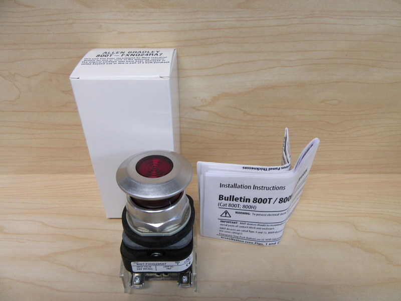 Allen Bradley 800T-FXNQ24RA7 Button Red