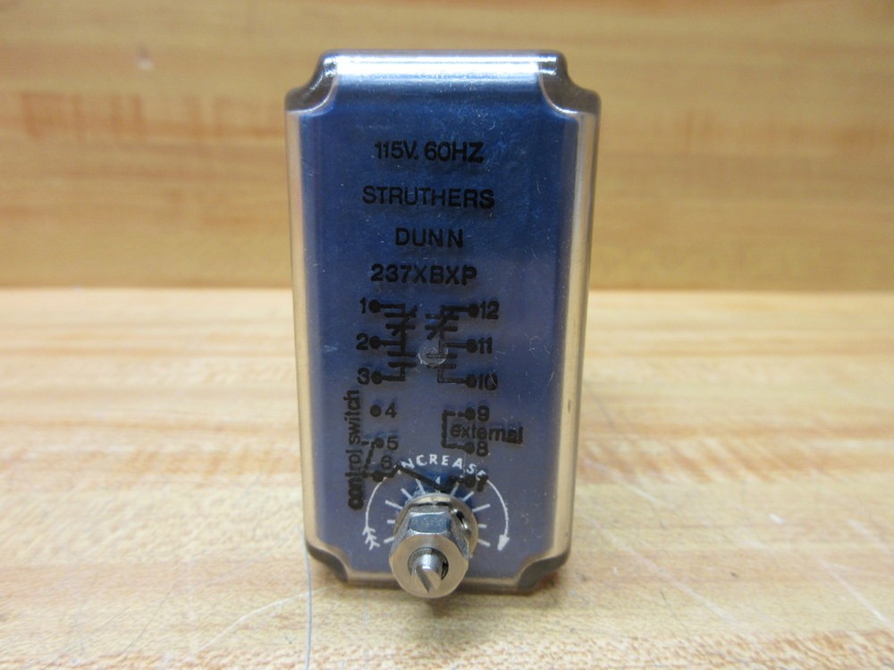 Struthers Dunn 237-XBX-P-115V Time Delay Relay 237XBXP-115V