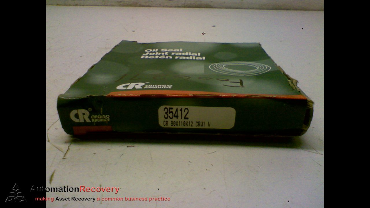 CHICAGO RAWHIDE 35412 OIL SEAL JOINT RADIAL OD 110MM ID 90MM WIDTH 12M, #164979