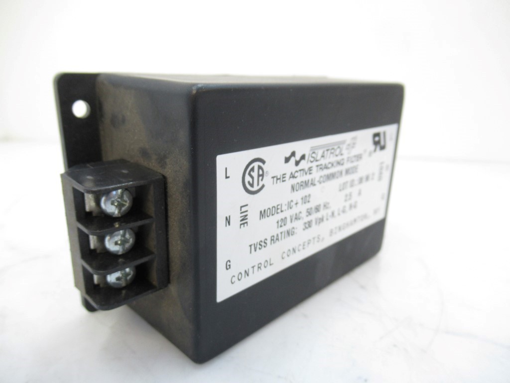 Control Concepts Islatrol Model Ic+102 Active Tracking Filter (F101)