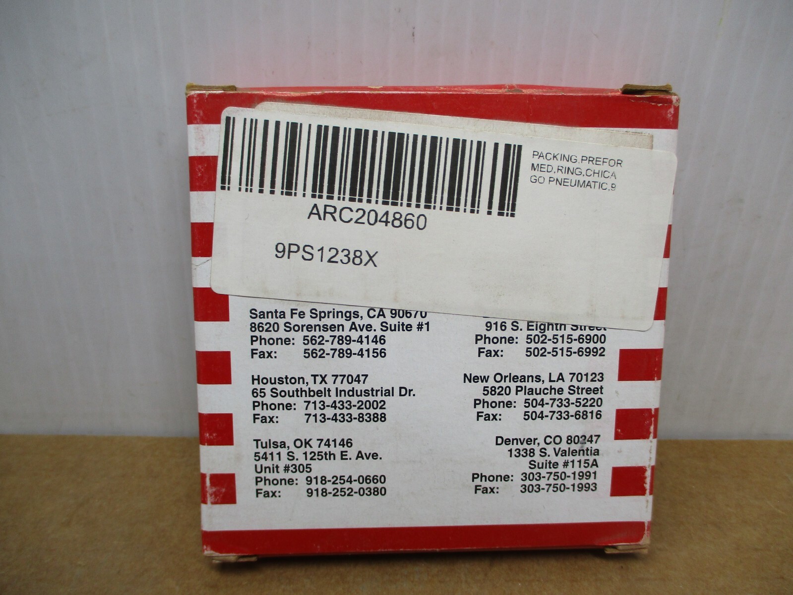 C. LEE COOK ROD PACKING RING 9PS1238X