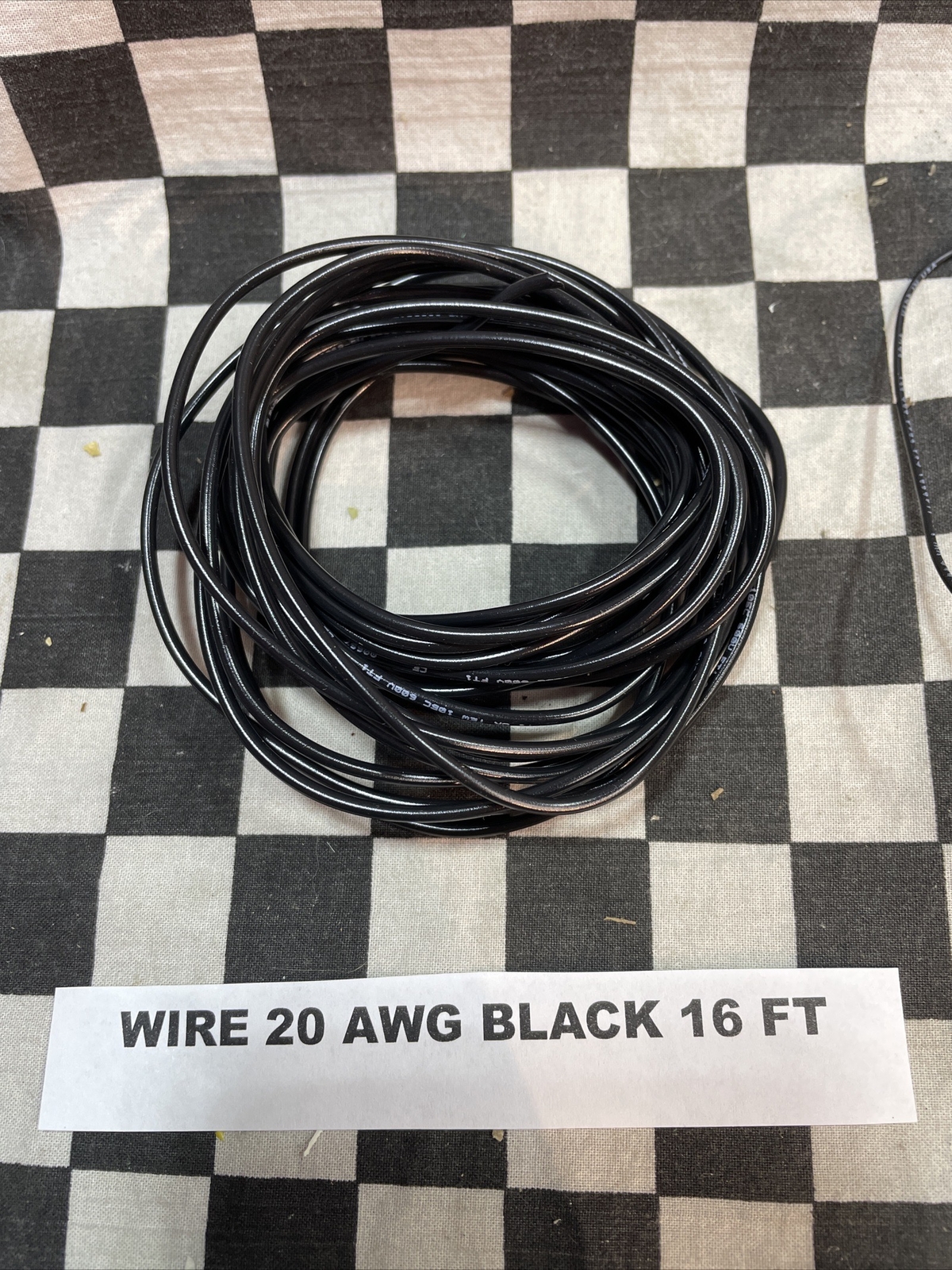 WIRE 22AWG BLACK 2000 FT 24AWG BLACK 119 FT 24AWG BLACK 1000 FT 20AWG BLACK 16FT