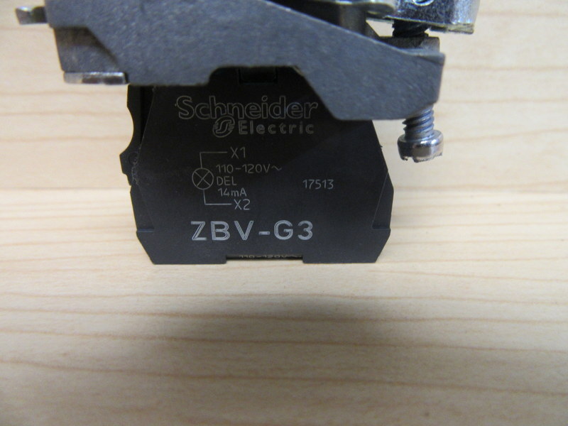 Telemecanique Schneider XB4BVB3 Pilot Light Assembly