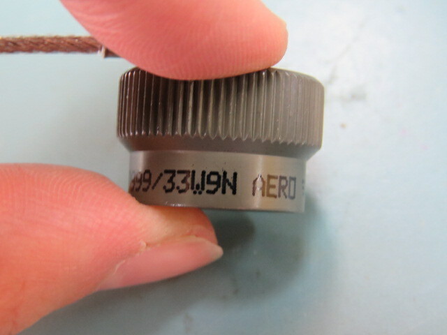 AERO D38999/33W9N Qty of 2 per Lot Connector Cap (Cover), Protective 9 Olive