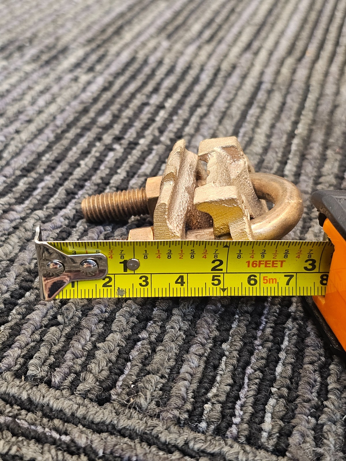 Burial Grounding Connector, Copper Alloy 4 SOL-2/0 STR 1/2 ROD 1/4 IPS