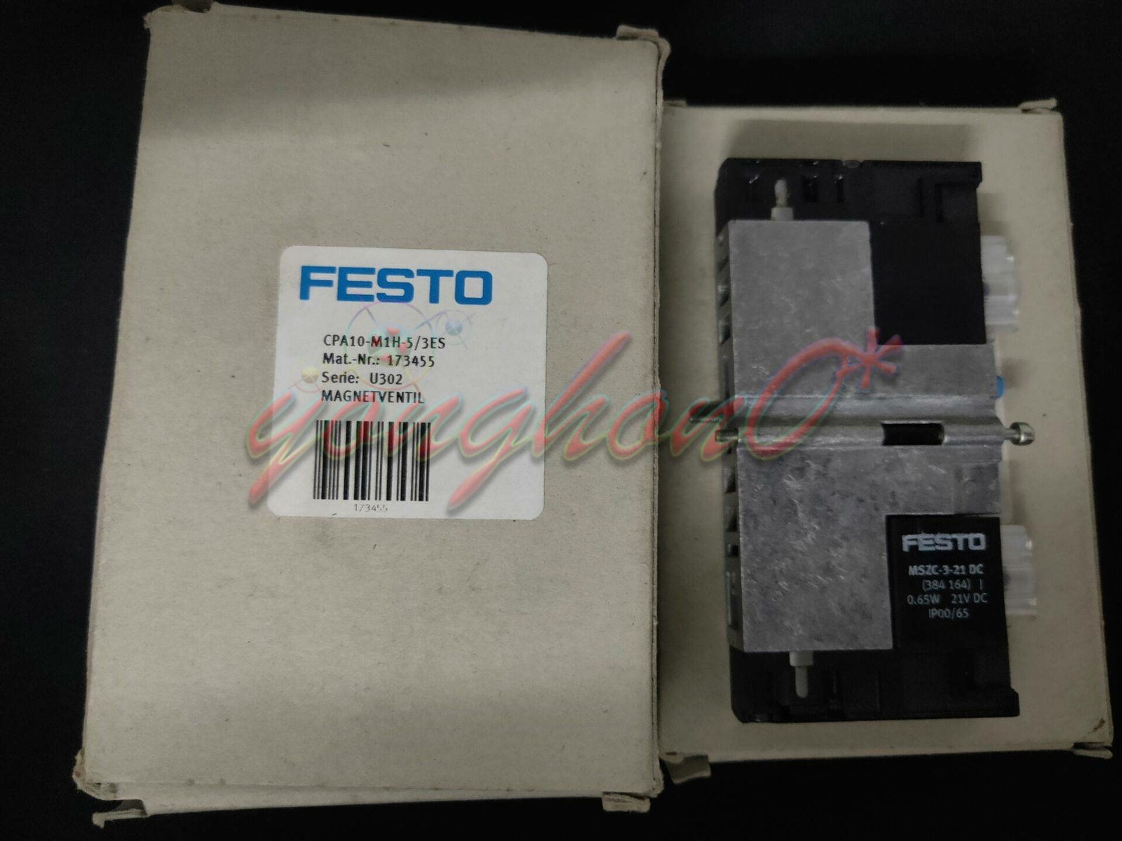 1PC FESTO solenoid valve CPA10-M1H-5/3-ES 173455 New