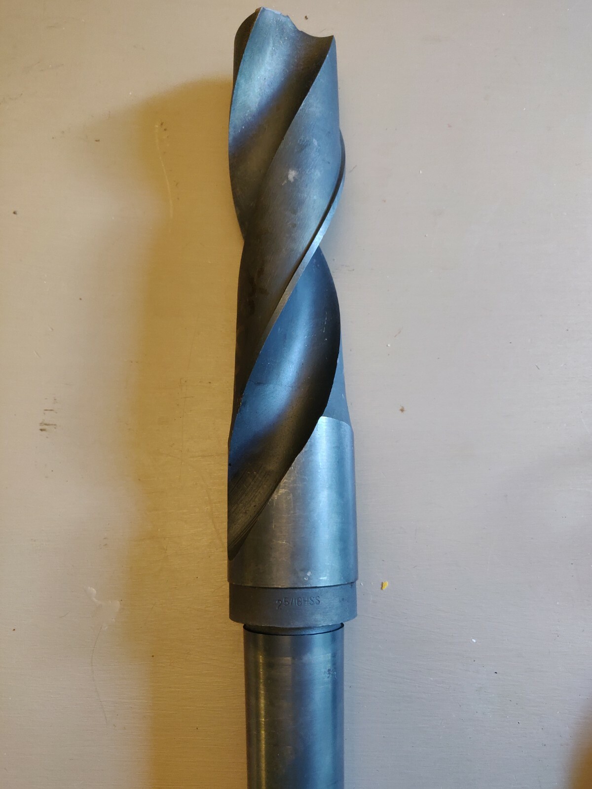 2-5/16″, 5MT 118° Point High Speed Steel Taper Shank Drill Bit 18″ OAL