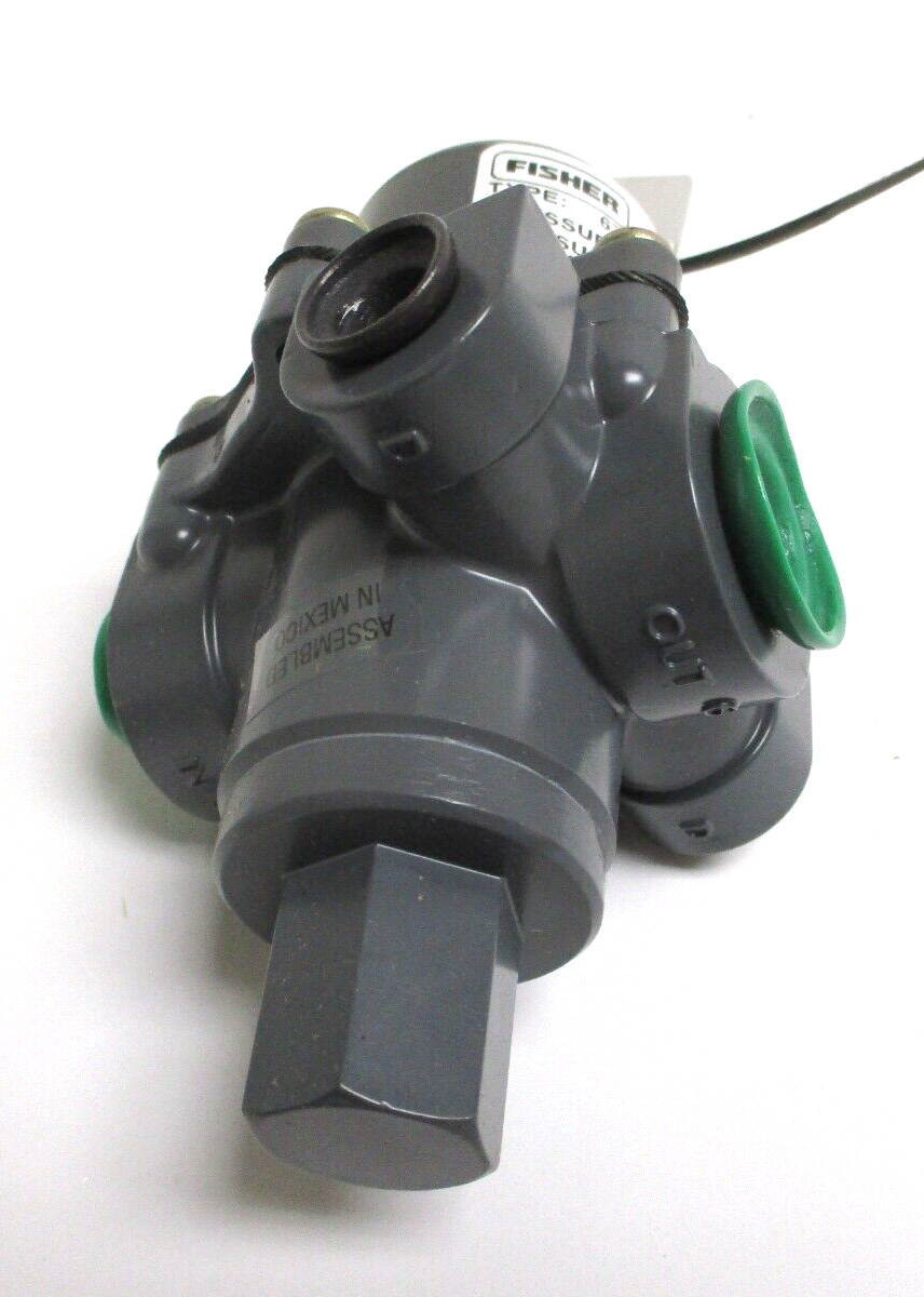 FISHER , FS-67D-2338-130584, 67D-27 , REGULATOR , 1/2″ FNPT, 0-35 PSI , SURPLUS