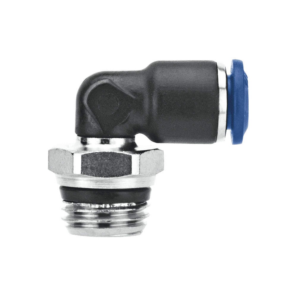 AIGNEP USA 85110-08-06 Elbow Connector,45/64″ Hex,1/2″ Tube 49JW83