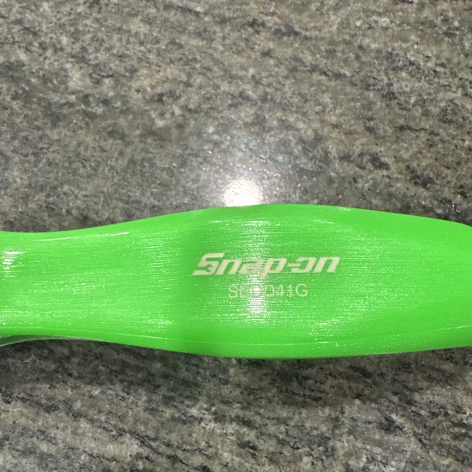 Snap-on sddd41 combination screwdriver with 4 tips. green new