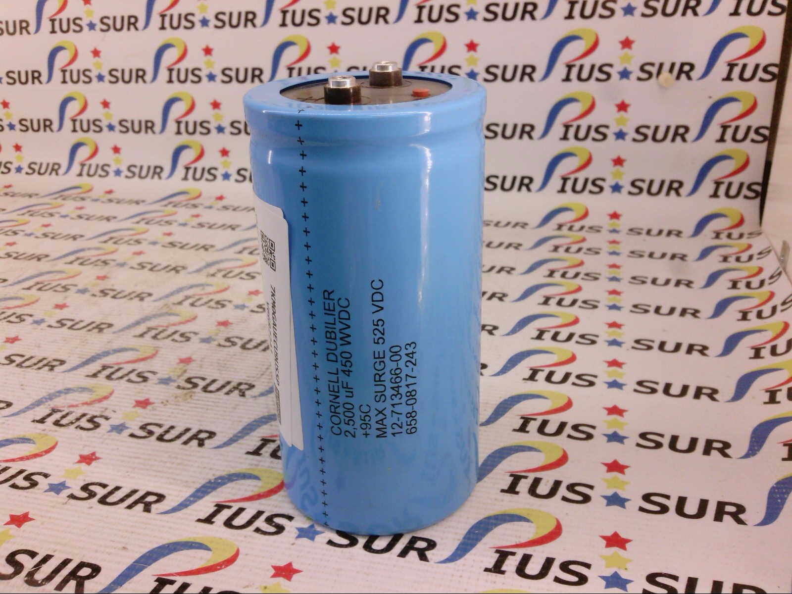 USSP Cornell Dubilier 2500 uf 450 wvdc 12-713466-00 658-0817-243 Capacitor