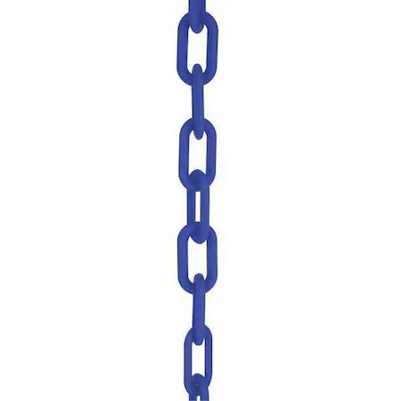 Plastic Chain, Blue, 50 Ft Length, Gloss, 50006–50