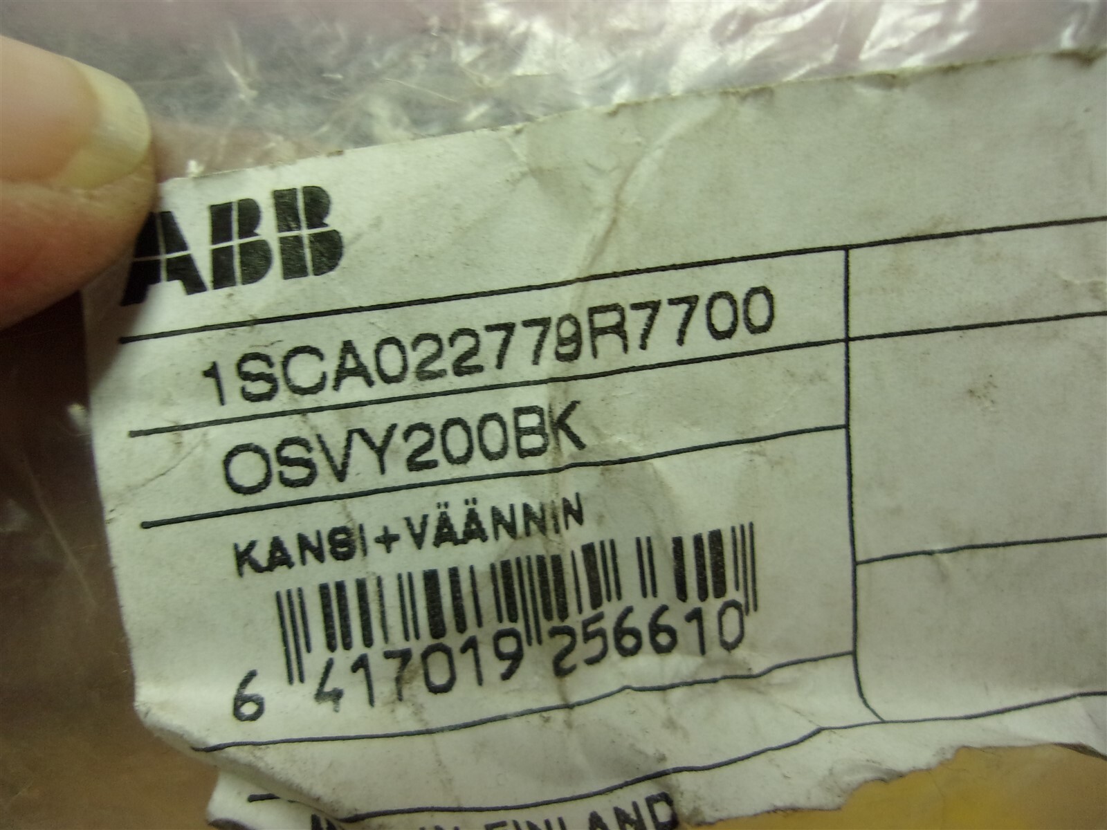 NEW ABB 1SCA022779R7700 OSVY200BK Direct Control *FREE SHIPPING*