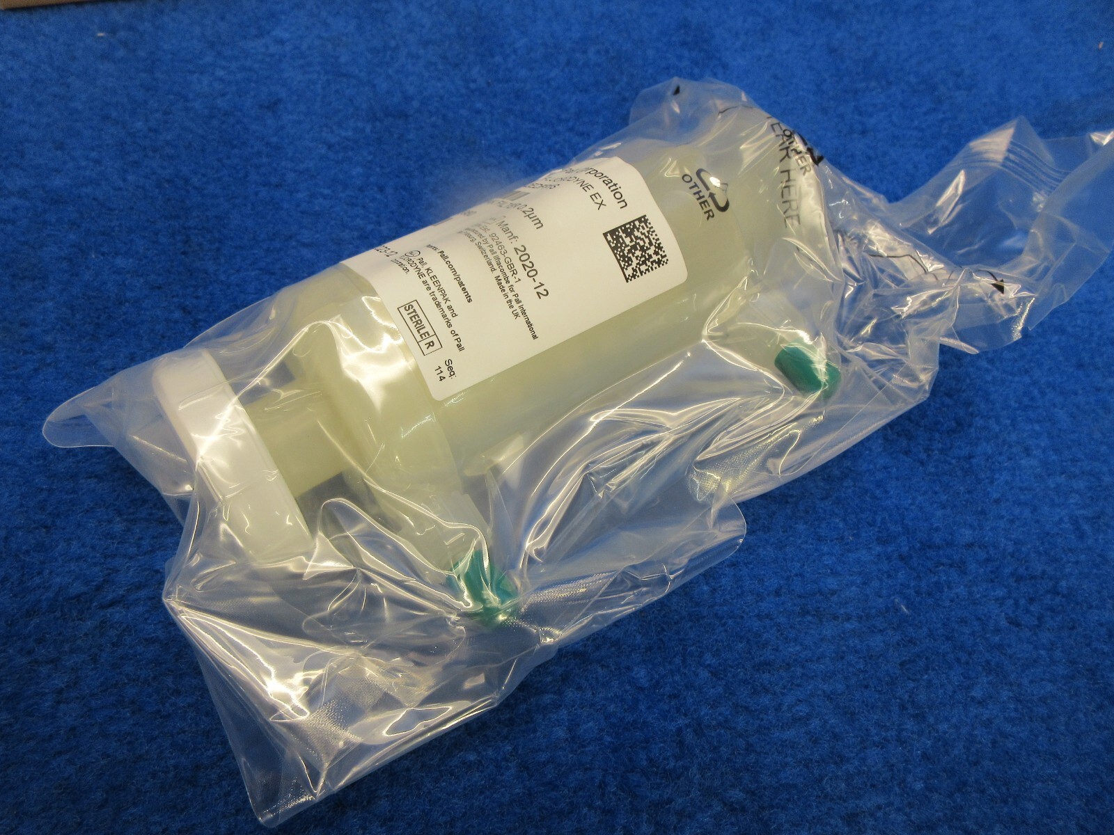 Pall Fluorodyne EX Kleenpak Filter KA2EDFP1S 0.2um, new open box, exp 2023-12