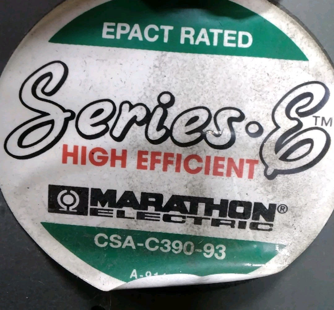 MARATHON ELECTRIC 9VH182TTDR4026FH-E MOTOR #3050CG
