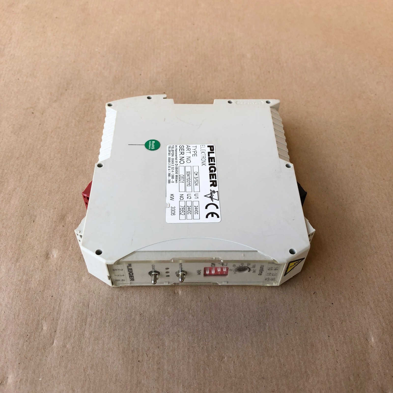 PLEIGER CM 3/S24 CONTROL MODULE