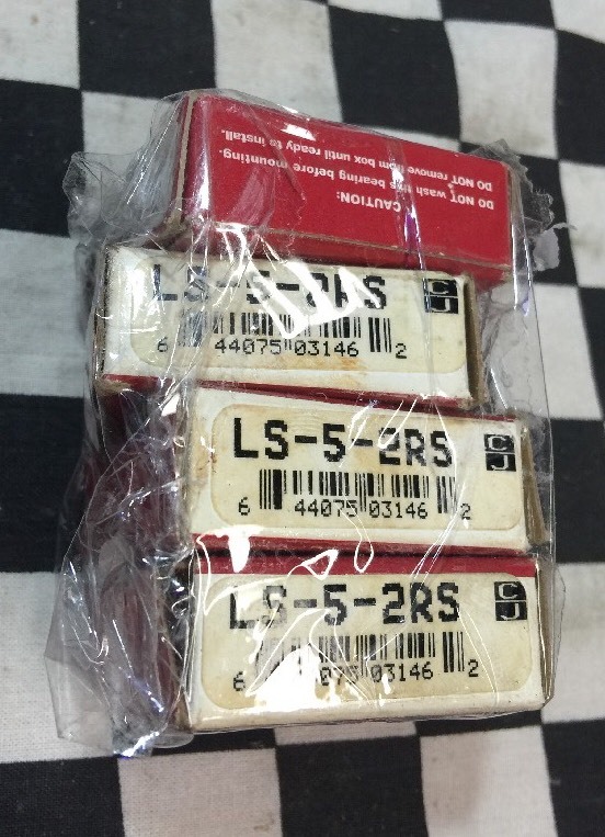 Lot Of 4, CONSOLIDATED BEARING LS-5-2RS, LS52RS, Shipsameday #1638A3