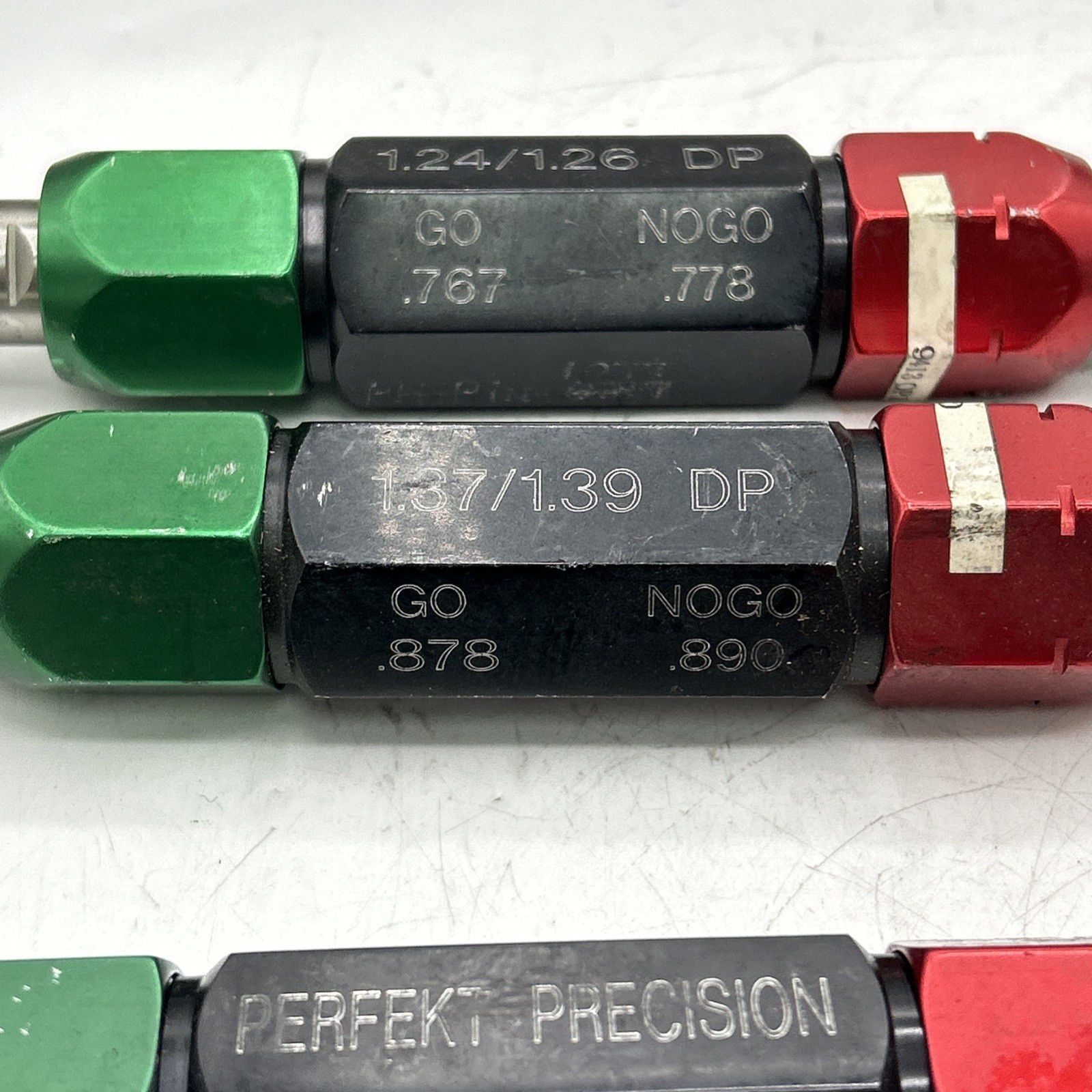 Set Of 5 PERFEKT PRECISION 1.24/1.26 & 1.37/1.39 & 4.80/4.82 & 2.96/2.98
