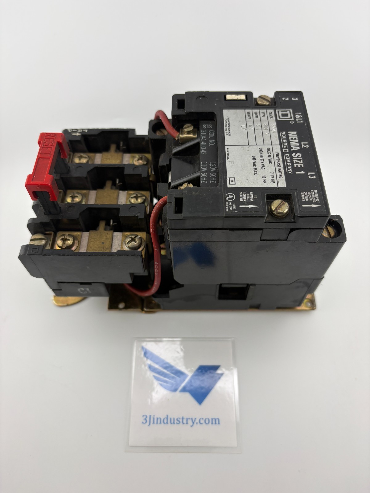 Square D 8536 SC03 120V 60Hz / 110V 50Hz – 600 VAC – 3 Phase