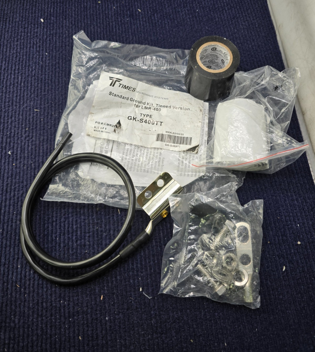 Times Microwave GK-S400TT: Standard Ground Tinned Version For LMR-400 Cable