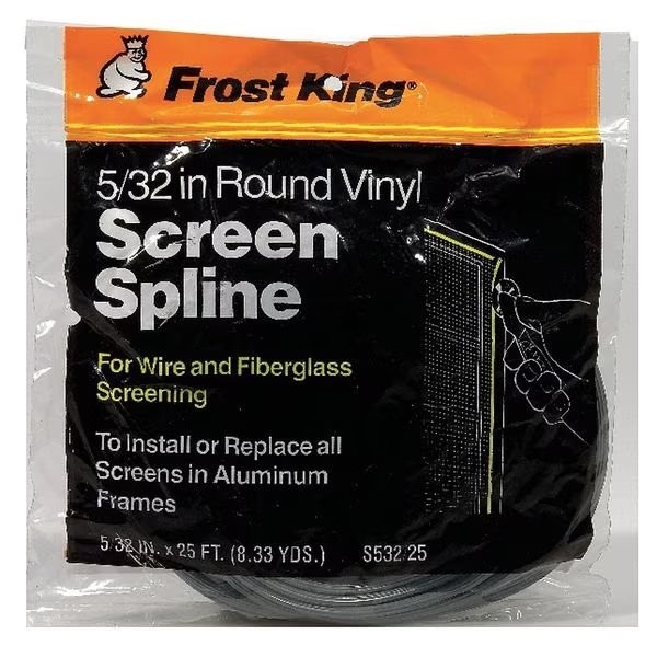 Frost King Screen, Vinyl, 5/32 In W, 25