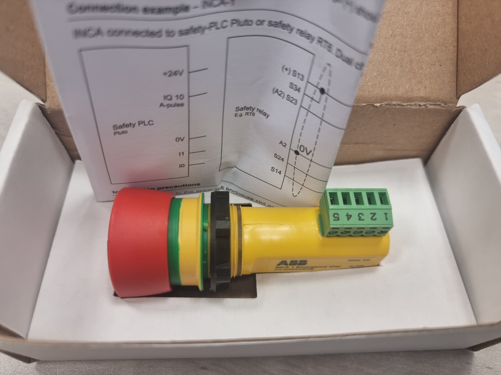 1PCS NEW FOR ABB power switch button 2TLA030054R0100 original Inca 1 Emergency