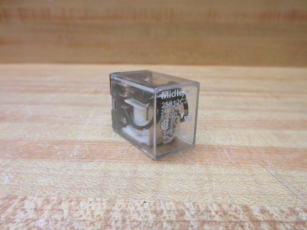 Midtex 25812C200-24V DC Relay 25812C200-24VDC