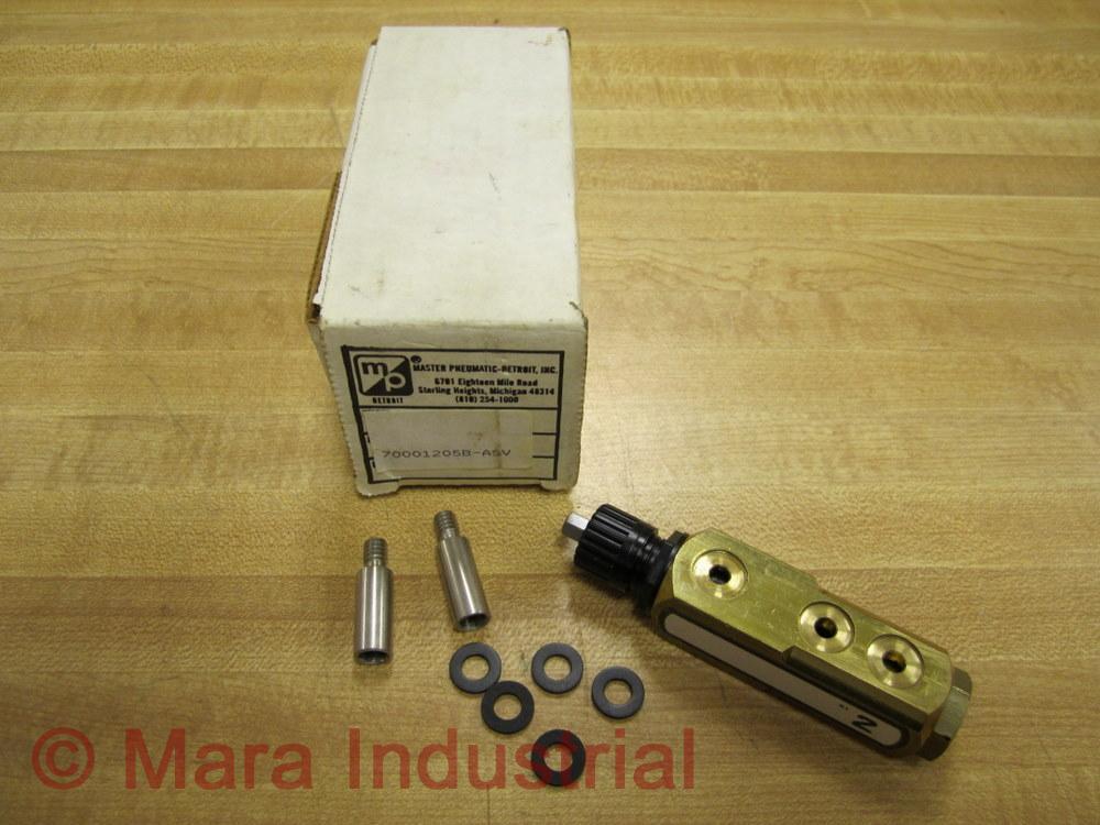 Master Pneumatics 70001205B-ASV Valve