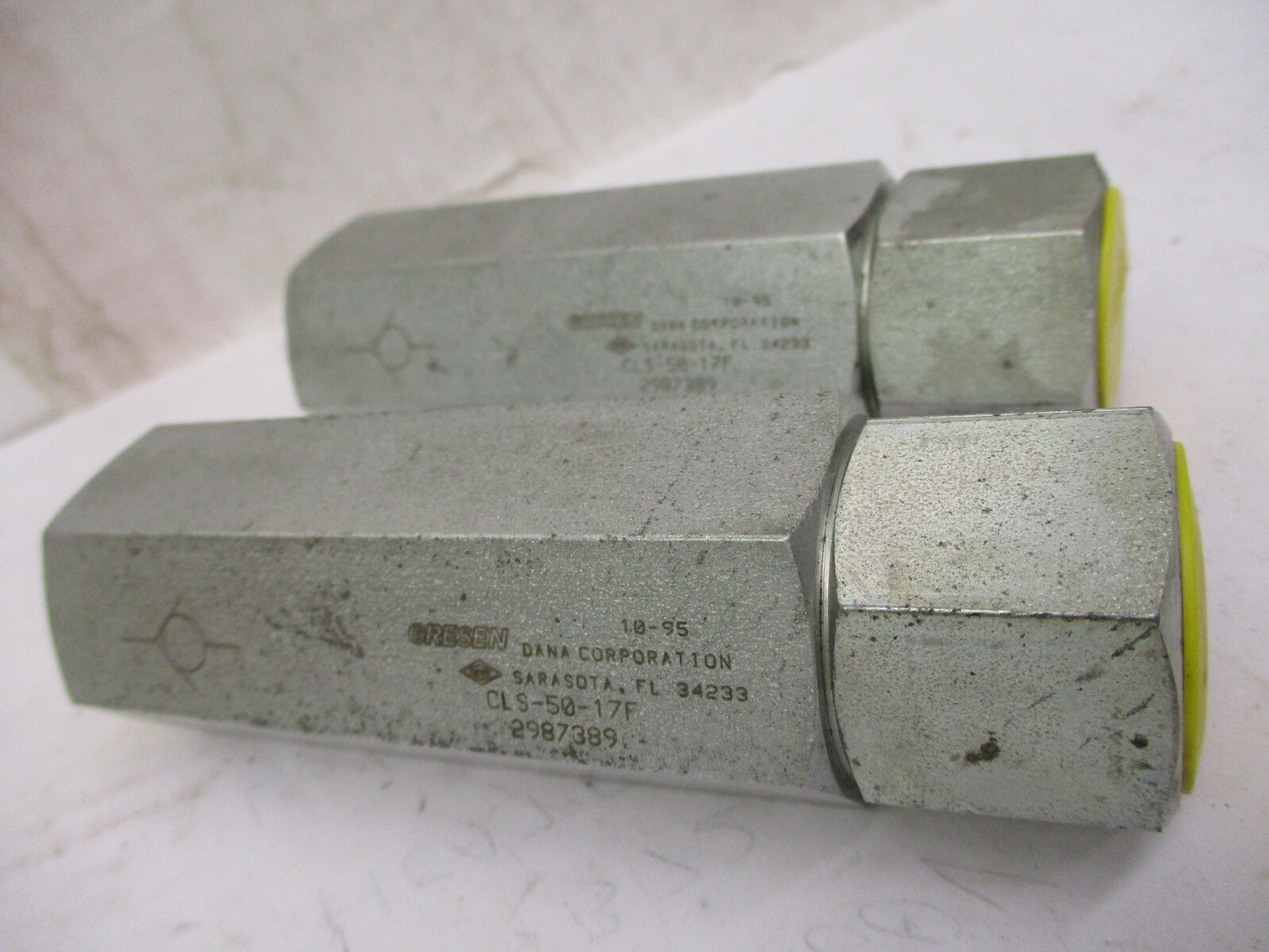 New Lot Of 2 Pieces Gresen Dana Hydraulic Check Valve CLS-50-17F A2049WVS