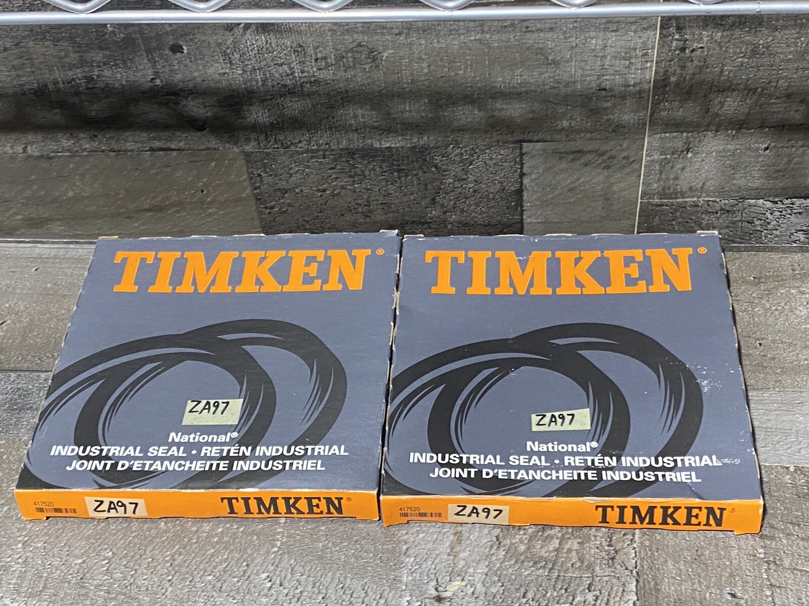 Lot of 2 TIMKEN OIL SEAL 417520: 4.312in ID X 5.751in OD X 0.500in New