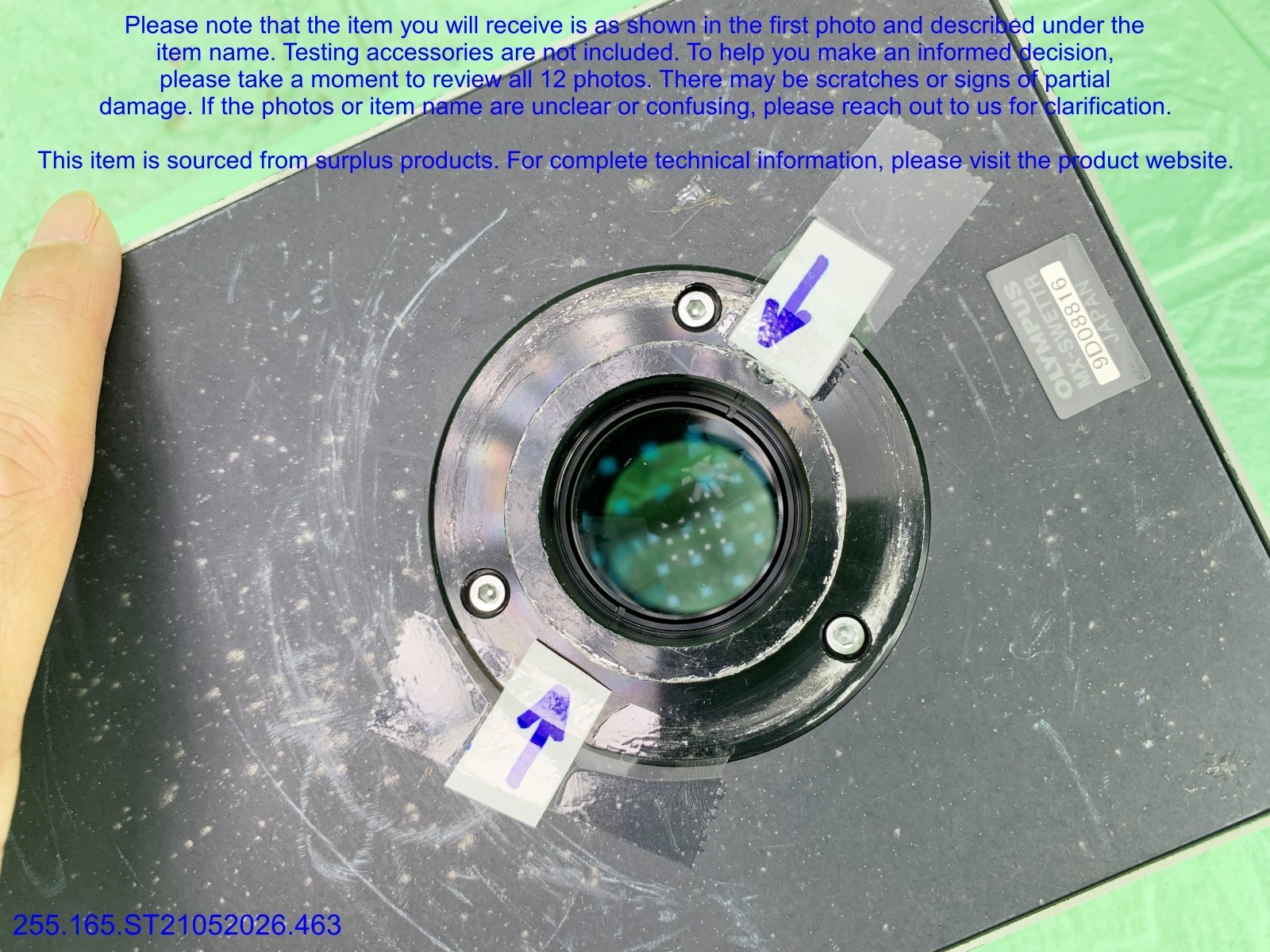 Olympus MX-SWETTR Trinocular MISSING KNOB Binocular as in photos, sn:8816, DHL