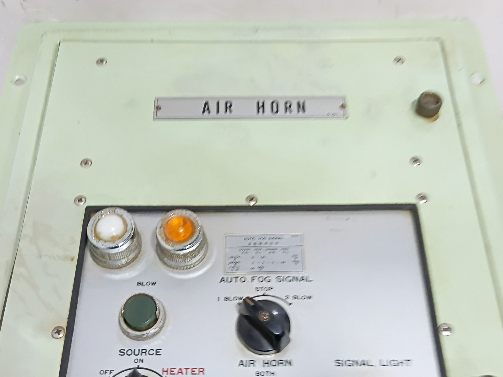 Ibuki Kogyo Air Horn Time Controller Panel AC110V, 15A, Phase 1