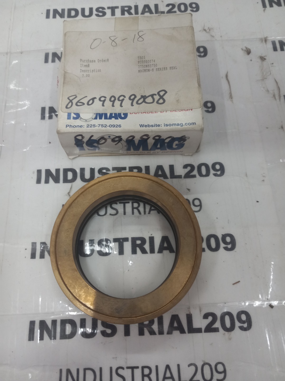 ISOMAG MAGNUM-S SERIES SEAL 2750MS3750