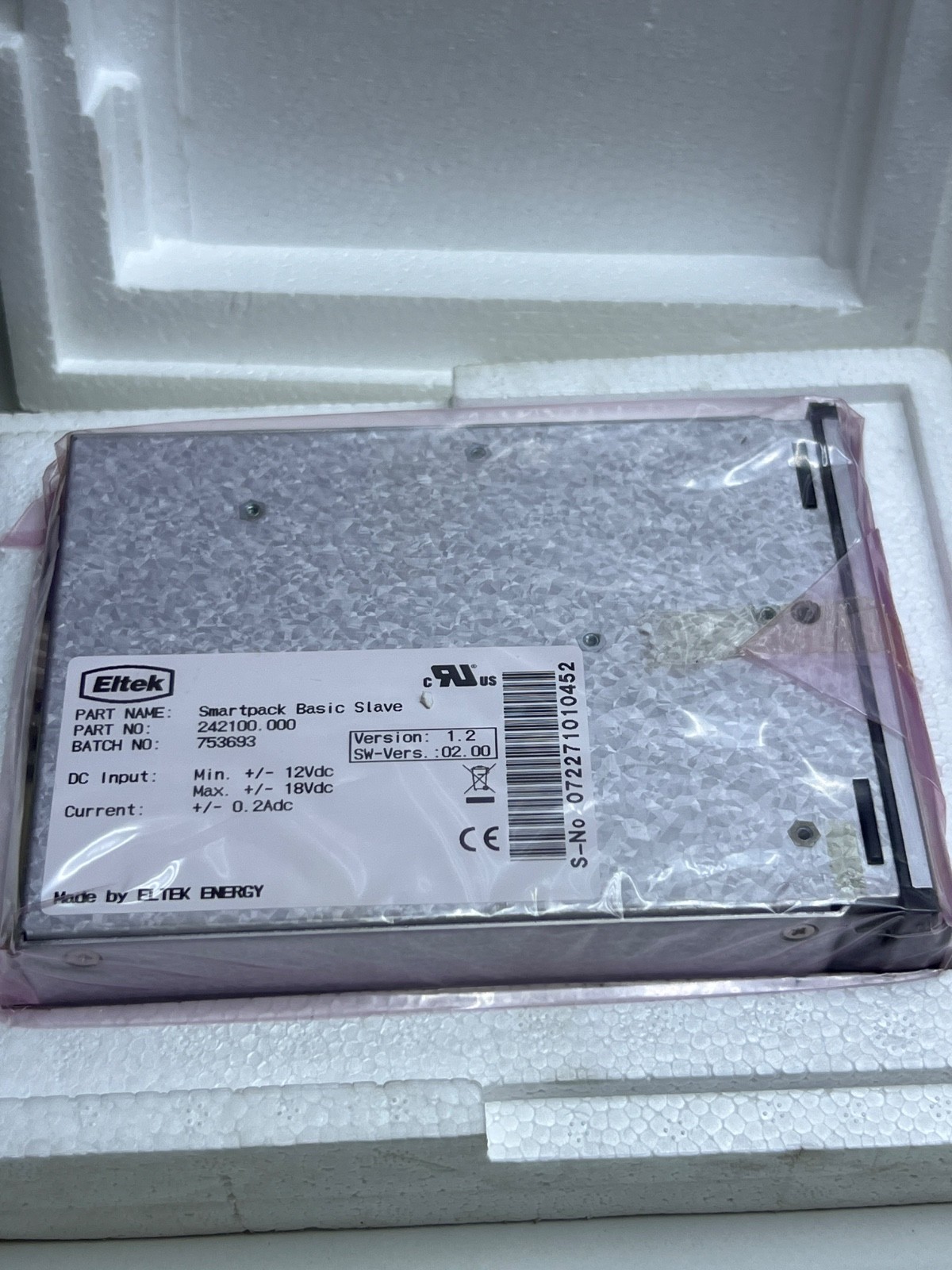 ELTEK ENERGY Smartpack Basic Slave 242100.000 Monitoring Module