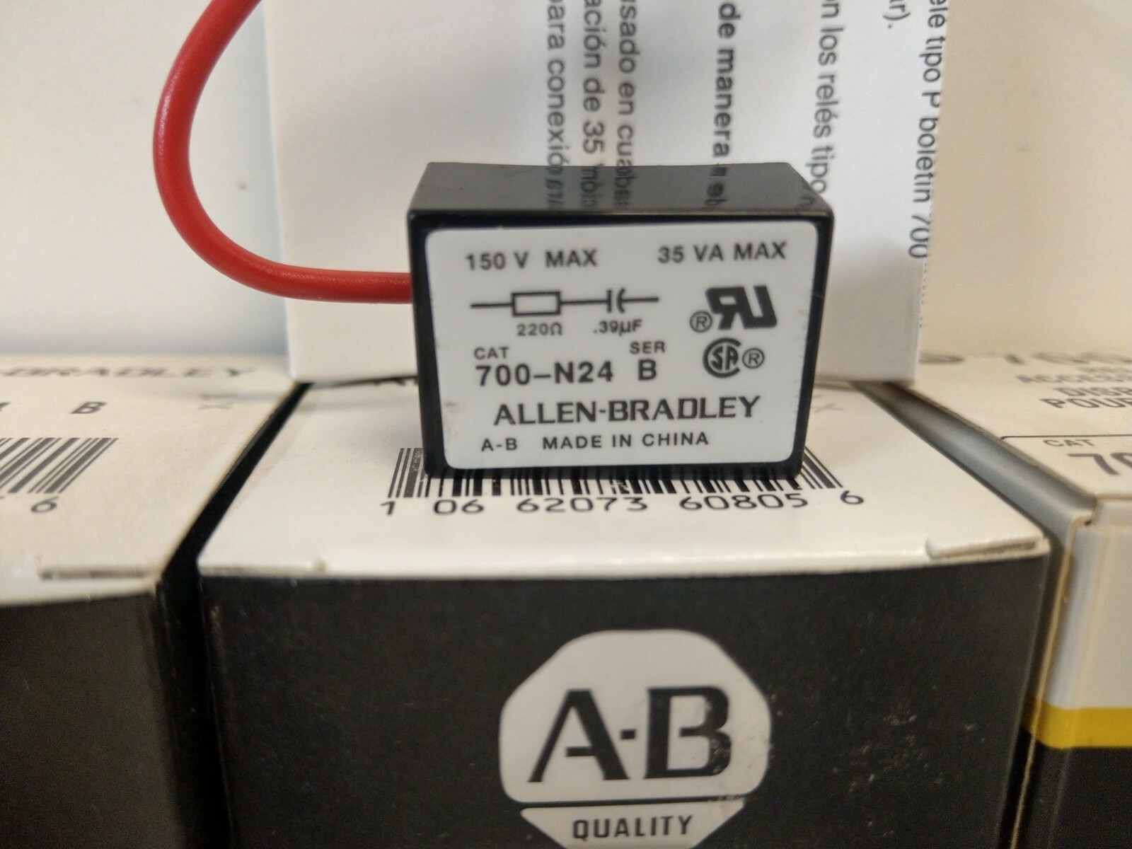 LOT OF (10) NEW IN BOX! ALLEN-BRADLEY SURGE PROTECTORS 700-N24