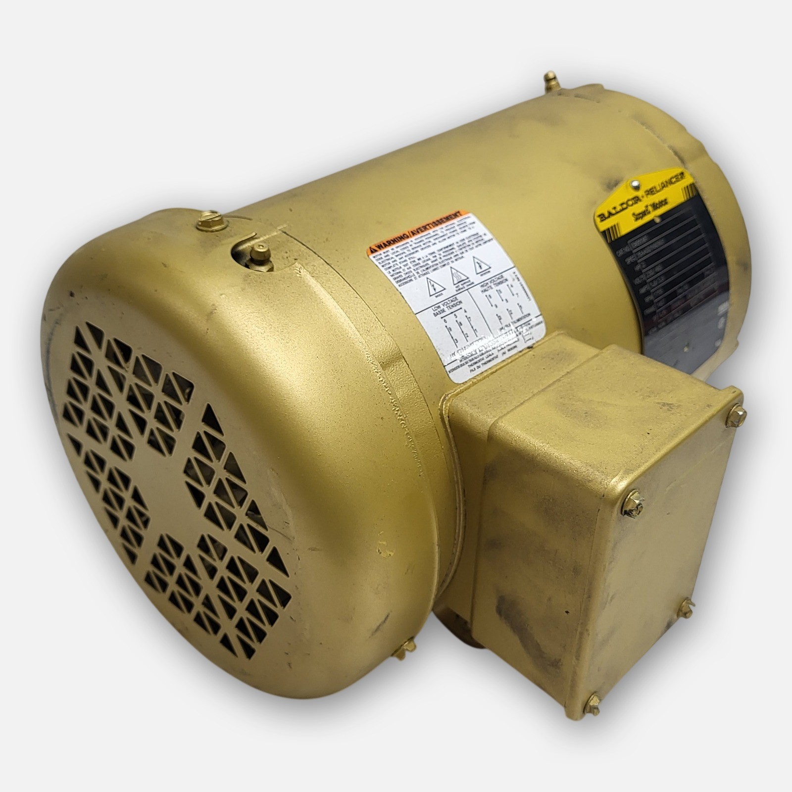 BALDOR EM3558T MOTOR 2HP 3PH 1755RPM FR: 145T Spec: 35AA001N909G1