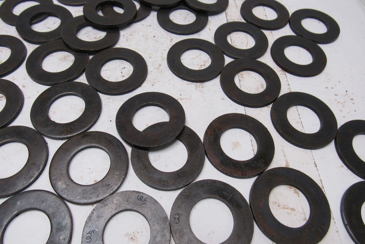 1-1/8″ Black Oxide Structural Flat Washer Steel 0.144 Thick 2.250″ OD Lot of 47