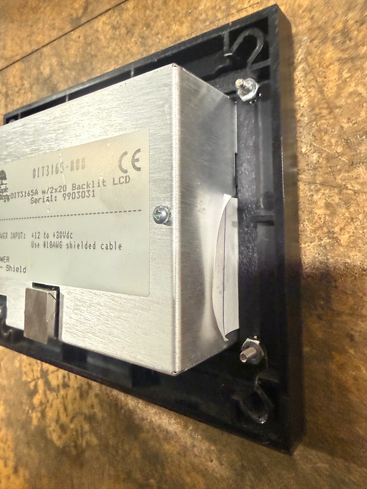 MAPLE SYSTEMS OIT3165-A00 / OIT3165A00 (TESTED)