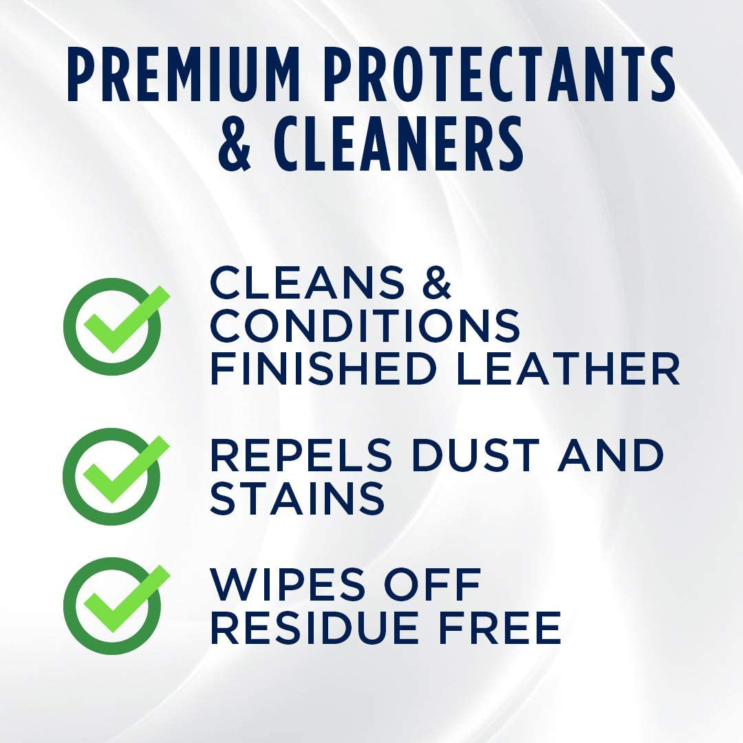 Leather 3-In-1 Complete Care – Cleans, Conditions, & Protects – Helps Prevent Fa