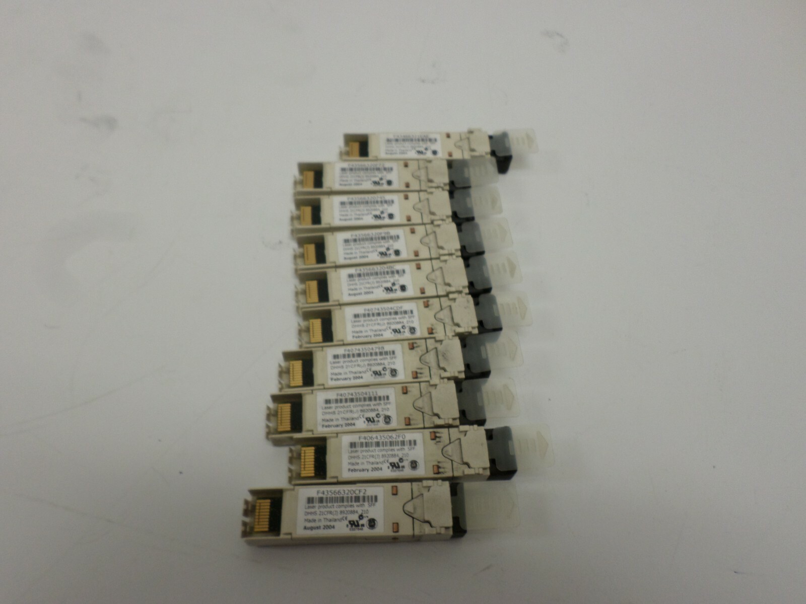 LOT of 10 JDS Uniphase JSPR21S002304, SFP 2GB Optical Transceiver GBIC Module