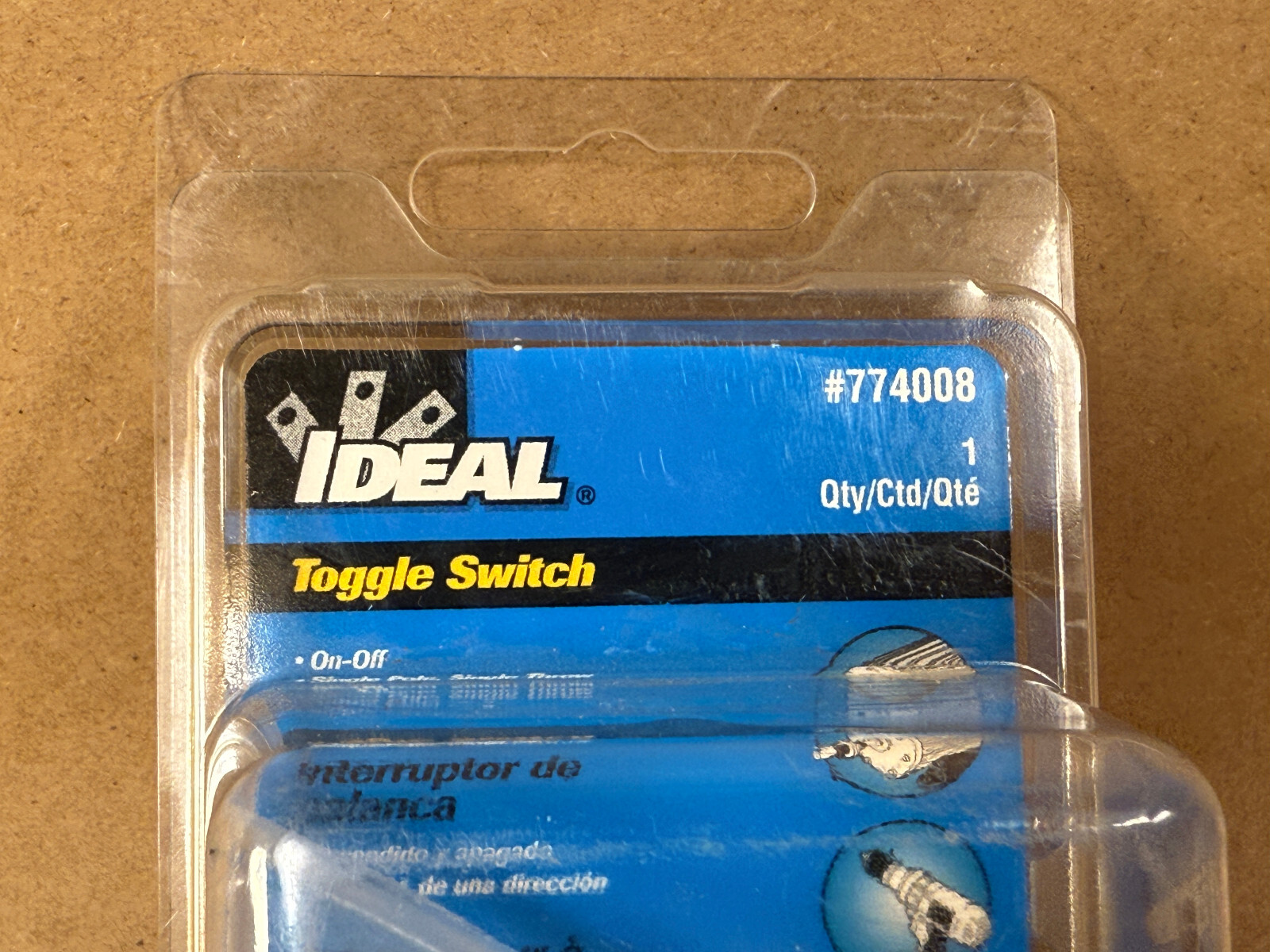 Ideal 774008 Toggle Switch On-Off 125/227VAC 1 Pole 20/10 Amp – free shipping