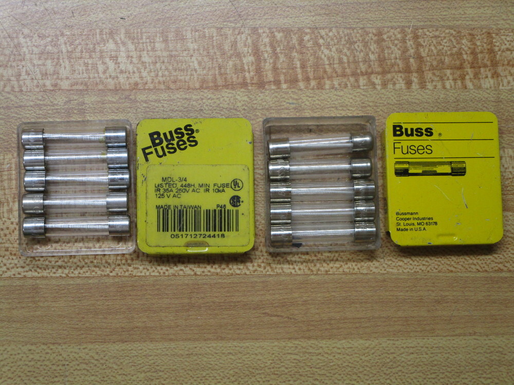 Buss MDL-3/4 Bussmann Fuse Cross Ref 4XH56 Wirewound Element (Pack of 10)