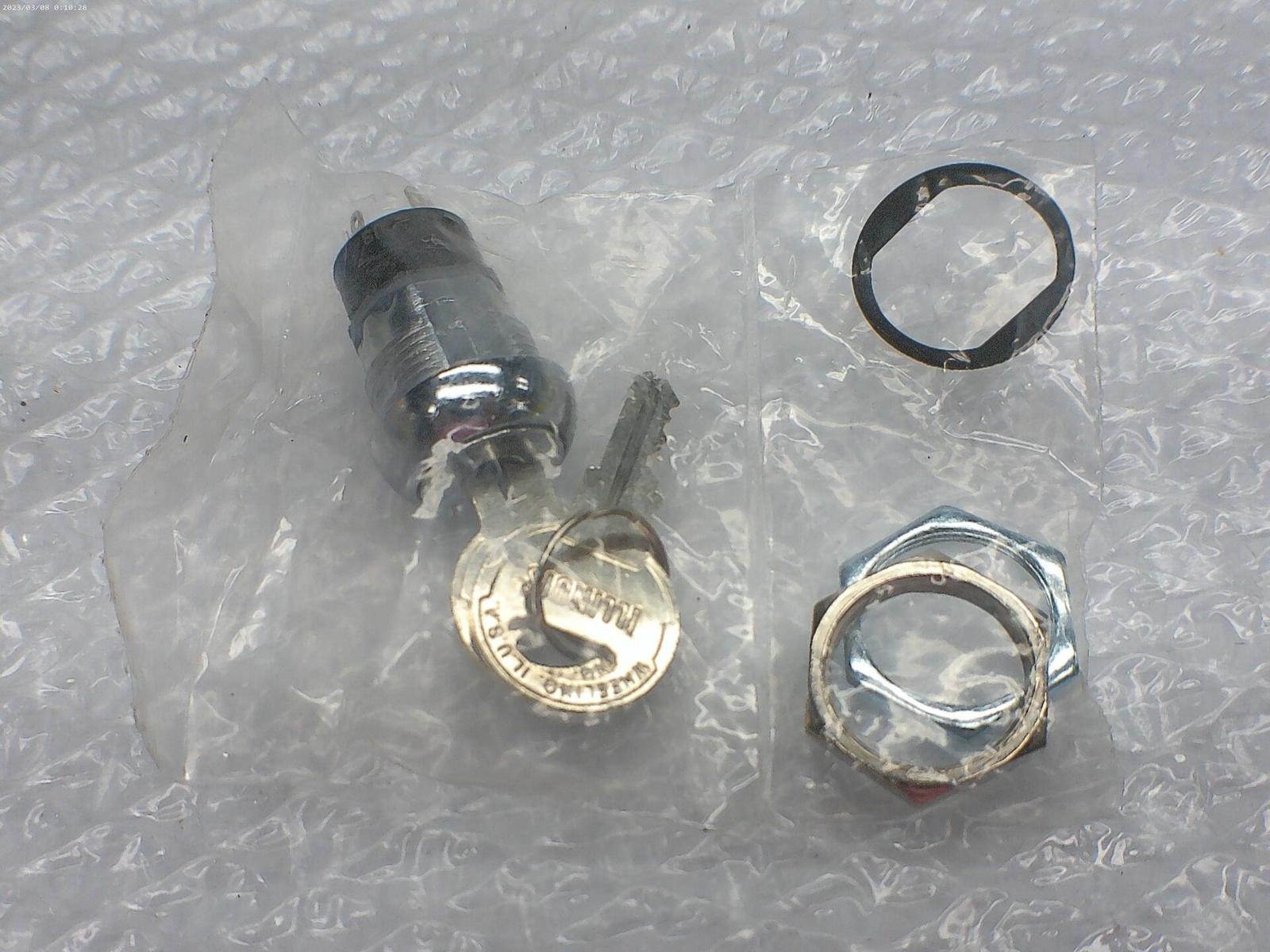 MCMASTER 7278K14 3/4″ KEY SWITCH NSNP