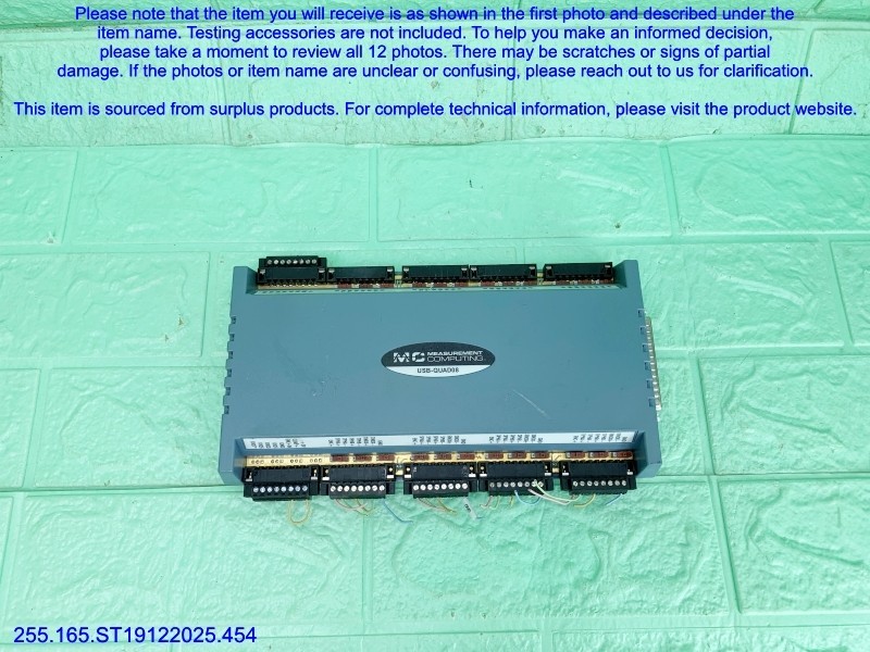 Measurement Computing USB-QUAD08 USB Interface Device as in photos, sn:9456, DHL